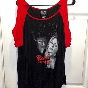 Buffy the Vampire Slayer Cold Shoulder T Shirt